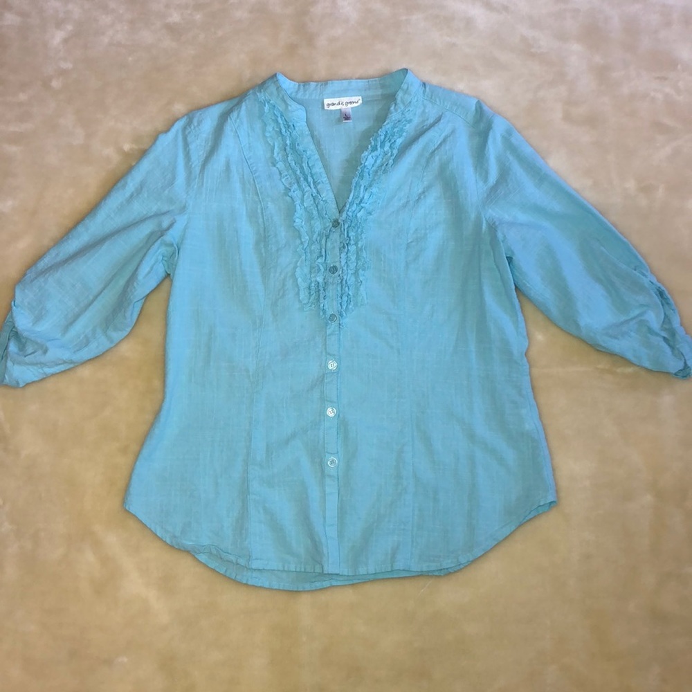 grand & greene Shirt with Ruffles